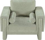 Madeline Mint Chenille Fabric Chair 152Mint-C Meridian Furniture