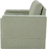 Madeline Mint Chenille Fabric Chair 152Mint-C Meridian Furniture