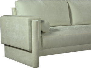 Madeline Mint Chenille Fabric Loveseat 152Mint-L Meridian Furniture