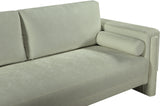 Madeline Mint Chenille Fabric Loveseat 152Mint-L Meridian Furniture