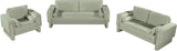 Madeline Mint Chenille Fabric Loveseat 152Mint-L Meridian Furniture