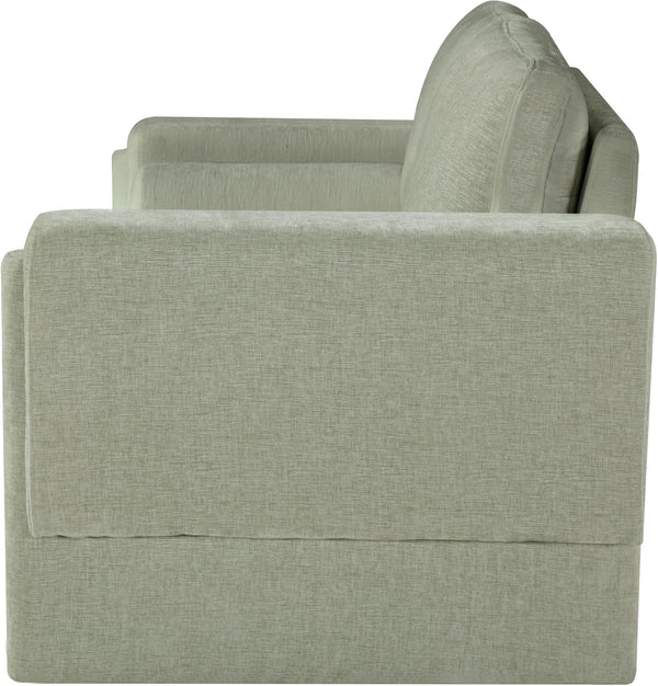 Madeline Mint Chenille Fabric Loveseat 152Mint-L Meridian Furniture
