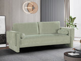 Madeline Mint Chenille Fabric Sofa 152Mint-S Meridian Furniture