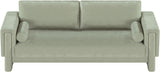 Madeline Mint Chenille Fabric Sofa 152Mint-S Meridian Furniture