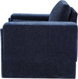 Madeline Navy Chenille Fabric Chair 152Navy-C Meridian Furniture