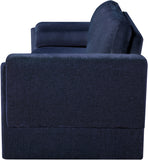 Madeline Navy Chenille Fabric Sofa 152Navy-S Meridian Furniture