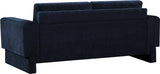 Madeline Navy Chenille Fabric Sofa 152Navy-S Meridian Furniture