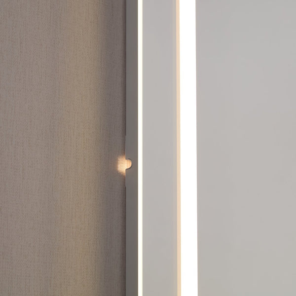 English Elm 60x30inch LED Bathroom Mirror with RGB Gradient, 3000-6000K Dimmable, Anti-Fog IP54, UL-Certified Mountable W2091P338771