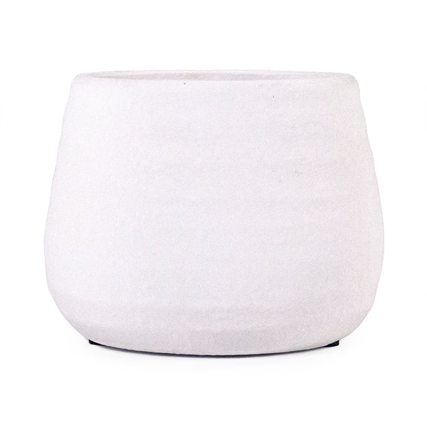Matte White Vase (15300S A584A) Zentique