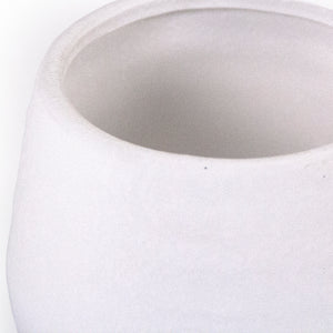Matte White Vase (15300S A584A) Zentique