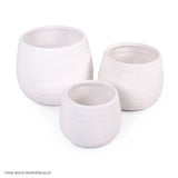 Matte White Vase (15300M A584A) Zentique