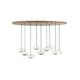 Collier Chandelier Gold, White/Cream 15307 Wildwood