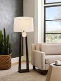 Emmons Floor Lamp White/Cream, Brown 15311 Wildwood