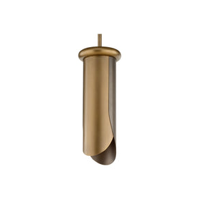 Wildwood Stockman Sculptural Pendant Light In Brass & Bronze, Adjustable Height, Directional Ambient Glow For Modern Spaces 15312