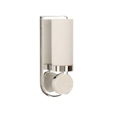 Emmons Sconce Silver, White/Cream 15318 Wildwood