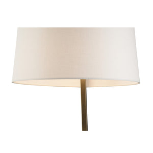 Wildwood Elgin Honed Carrera Marble Table Lamp With Antique Brass Frame — Sculptural Ambient Light For Bedside 15331