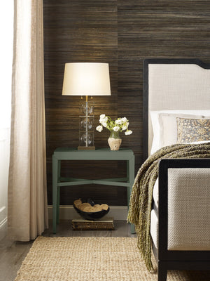 Wildwood Lasater Crystal Table Lamp With Stacked Prismatic Cubes And Antique Brass Accents — 30" Elegant Illumination 15332