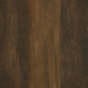 English Elm Flint Dark Pine Square Coffee Table — Minimalist Cubic Design, Durable Melamine Finish, Scratch-Resistant élégance B062P299836