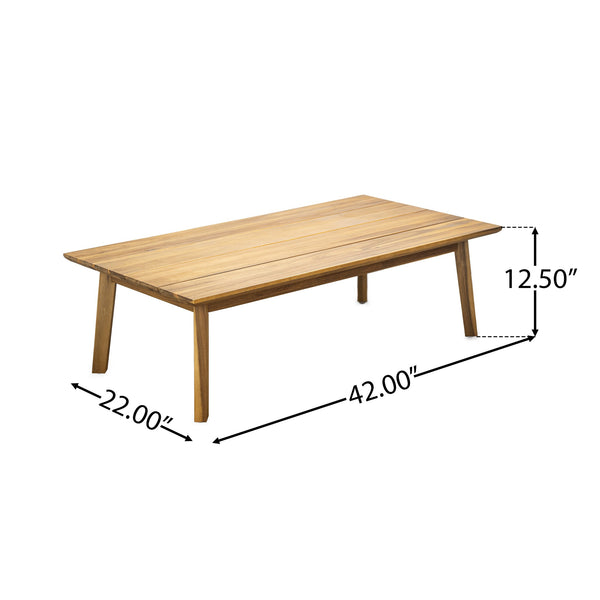 English Elm Christopher Knight Home® - Porto Outdoor Loveseat & Table Set - Stylish, Weather-Resistant Design With Cozy Cushions For Patios N773P218420B
