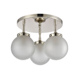 Boudreaux 15'' Wide 3-Light Semi Flush Mount - Polished Nickel 15362/3 Elk Lighting