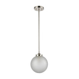 Boudreaux 8'' Wide 1-Light Mini Pendant - Polished Nickel 15364/1 Elk Lighting