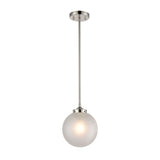 Boudreaux 8'' Wide 1-Light Mini Pendant - Polished Nickel 15364/1 Elk Lighting