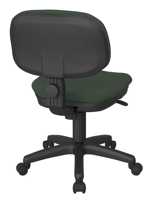 OSP Home Furnishings Basic Task Chair with Pneumatic Height Adjustment Swivel Seat for Home Office Use SC117-106