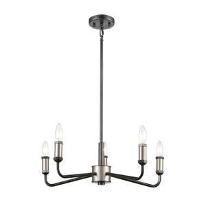 Cortlandt 23'' Wide 5-Light Chandelier - Iron 15395/5 Elk Lighting