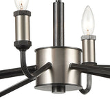 Cortlandt 36'' Wide 8-Light Chandelier - Iron 15397/8 Elk Lighting