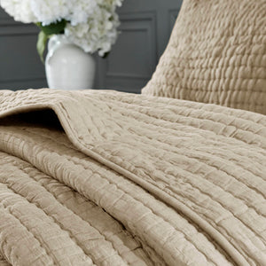 JLA Home Madison Park Signature - 3 Hand-Quilted Cotton Quilt Set — Oversized, Breathable Voile, Channel Stitching, Lightweight Year-Round Comfort 96 L x 110 W x 0.25H MPS13-271