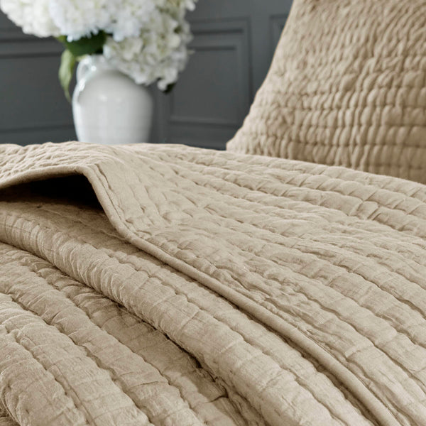 JLA Home Madison Park Signature - 3 Hand-Quilted Cotton Quilt Set — Oversized, Breathable Voile, Channel Stitching, Lightweight Year-Round Comfort 96 L x 110 W x 0.25H MPS13-271