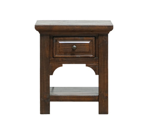 English Elm Wallace & Bay - Wallace & Bay  Verna Brown 1-Drawer Nightstand