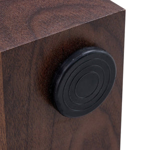 English Elm 16*16*16 Inch Walnut Grain Mdf Cube Side Table Ready to Use Living Room Accent W1151P231617