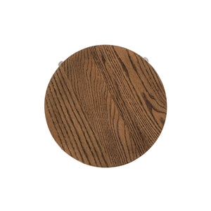 English Elm Jennifer Taylor Home - Spencer Oak Adjustable Bar Counter Stool in Walnut Brown — Minimalist Scandinavian Design, Durable Solid Wood, Ergonomic Footrest B2719P252308