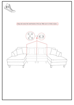 English Elm Living Armless Chair Gray Chenille Transitional Accent with Tapered Wood Legs, Pillows & High-Density Foam Cushions B2741P305625