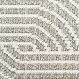 Nourison Textured Home TXH02 Machine Made Power-loomed Borderless Design Indoor Only Modern Scandinavian Rug Grey Ivory, Grey Ivory 100% Polyester 841491141618