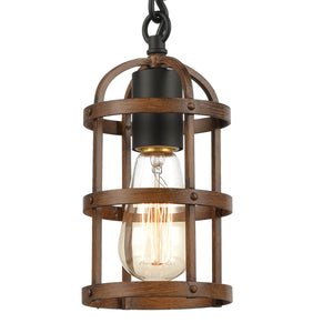 Millville 5'' Wide 1-Light Mini Pendant - Matte Black 15481/1 Elk Lighting