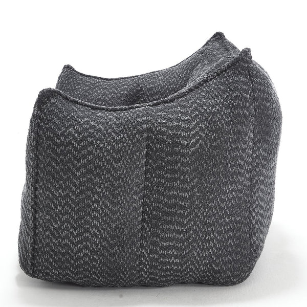 English Elm Sofa plush beanbag chair with superfiber cover and resilient foam filling for ultimate home comfort and relaxation Black W1996P252270