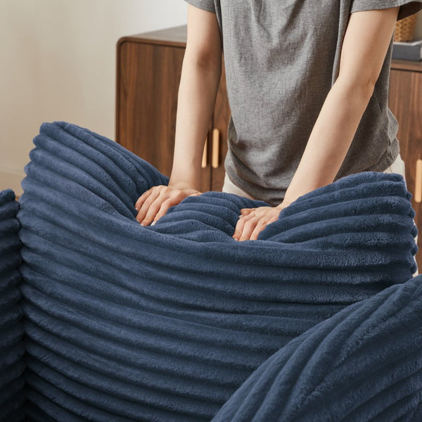 English Elm Oversized Corduroy Chaise Lounge Chair – Comfy Upholstered Sofa For Small Spaces, No Assembly Needed! W2339P317973-GIGA