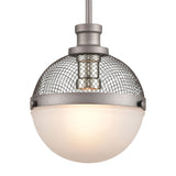 Calabria 9'' Wide 1-Light Mini Pendant - Weathered Zinc 15555/1 Elk Lighting