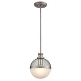 Calabria 9'' Wide 1-Light Mini Pendant - Weathered Zinc 15555/1 Elk Lighting