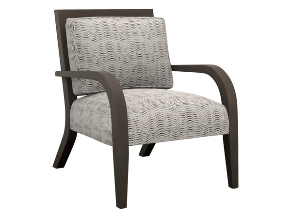 Lexington Apollo Upholstered Accent Chair with Down Back Cushion for Modern Living Room Comfort and Style Gray 1560-11-72