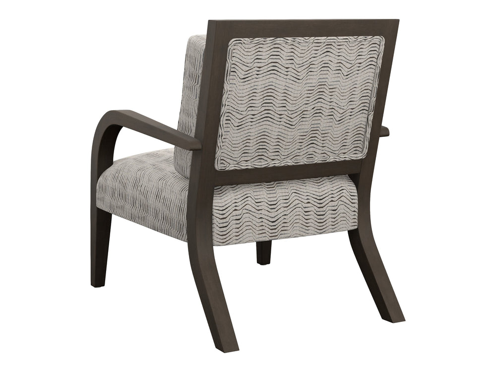 Lexington Apollo Upholstered Accent Chair with Down Back Cushion for Modern Living Room Comfort and Style Gray 1560-11-72