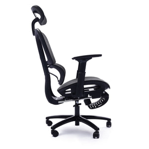 English Elm Adjustable Bonded Leather Office Chair with Butterfly Mechanism, 360° Swivel, Padded Headrest & Flip-Up Arms for Ergonomic Comfort and Productivity Black 26 L x 25 W x 15 H B2741P281456