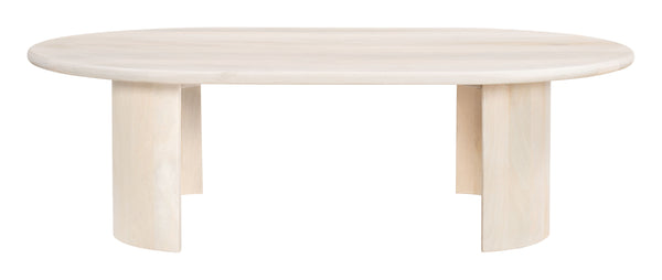 Risan Coffee Table Natural 109918 Zuo Modern