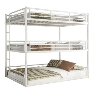 English Elm Twin Xl Solid Pine Loft Bed with Built-in Led Lighting and Storage Shelves Light White W1580S00583