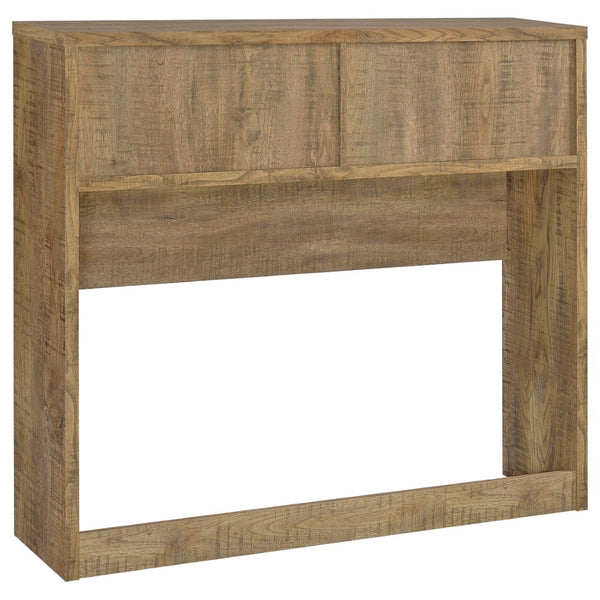 English Elm Geary Full Bedroom Set with Bookcase Headboard Usb Charging Nightstands Matte Finish Wood B062S01699