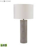 Cubix 29.1'' High 1-Light Table Lamp - Polished Concrete - Includes LED Bulb 157-013-LED Elk Home