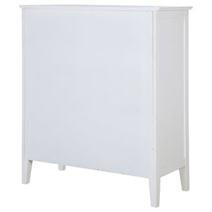 English Elm Talia Eight Drawer Chest with Rattan Fronts and Felt Lined Coastal Bedroom Storage B062P440322