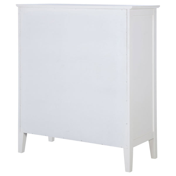 English Elm Talia Eight Drawer Chest with Rattan Fronts and Felt Lined Coastal Bedroom Storage B062P440322